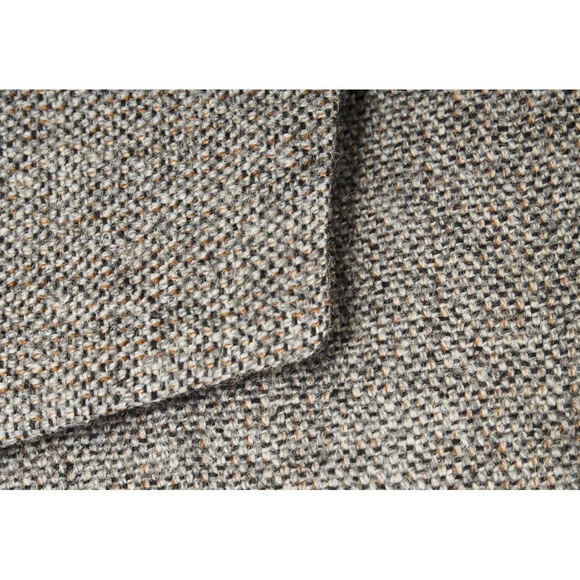 Vintage 70s MORT SCHRADER Gray Wool Double Breasted Blazer Jacket - Picture 5 of 5